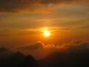 Sunrise in the Huangshan Mountains